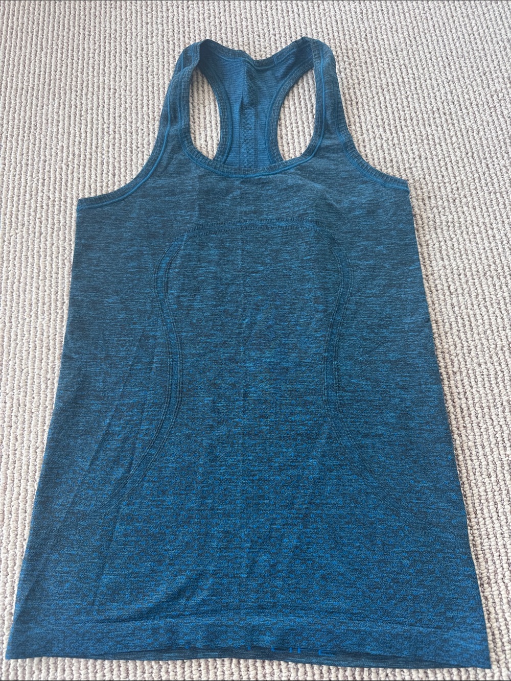 lululemon athletica Teal Heather Racerback Tank